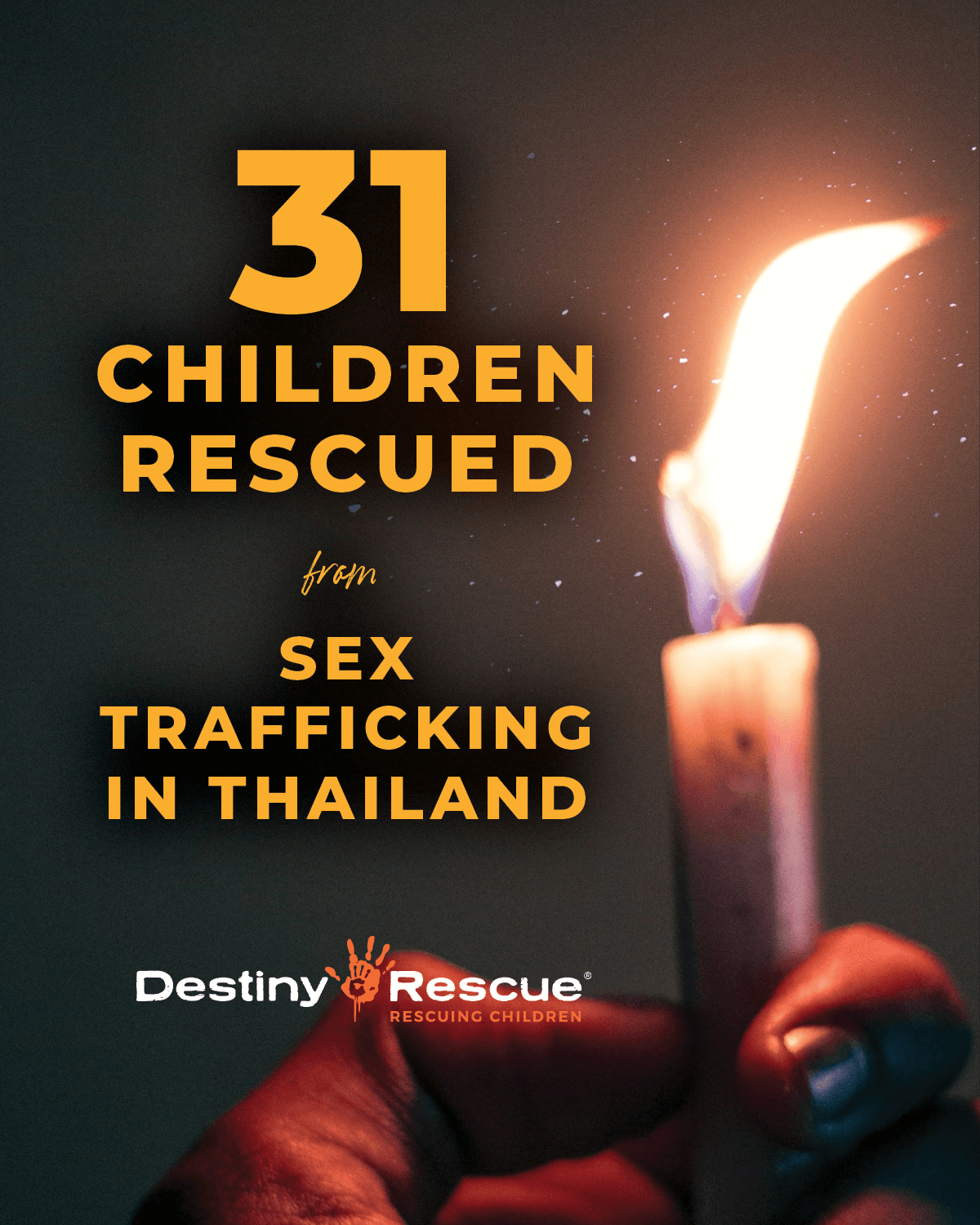 31 children rescued from sex trafficking in Thailand - Destiny Rescue |  Destiny Rescue